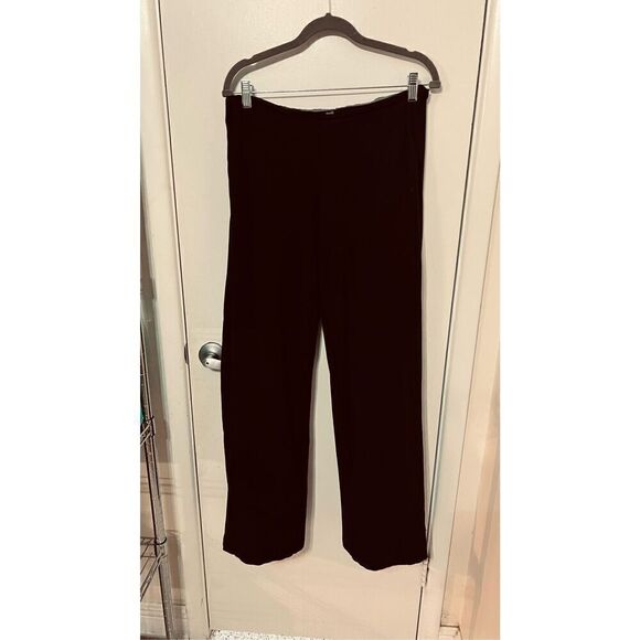 Lululemon Athletica Black Wide Leg Athletic Pants Womens Size 6 - Picture 1 of 11